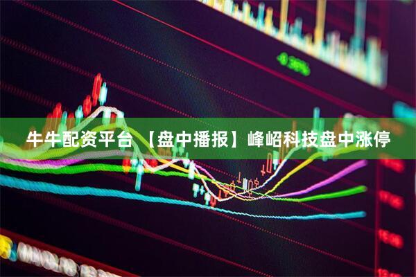 牛牛配资平台 【盘中播报】峰岹科技盘中涨停