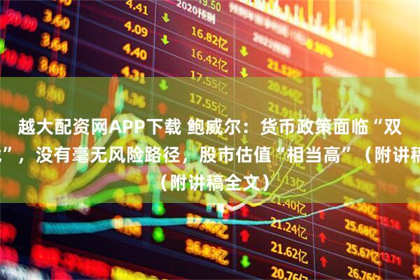 越大配资网APP下载 鲍威尔：货币政策面临“双向挑战”，没有毫无风险路径，股市估值“相当高”（附讲稿全文）